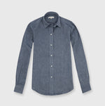 Load image into Gallery viewer, Made-to-Order Fabric in Indigo Chambray Cotolino
