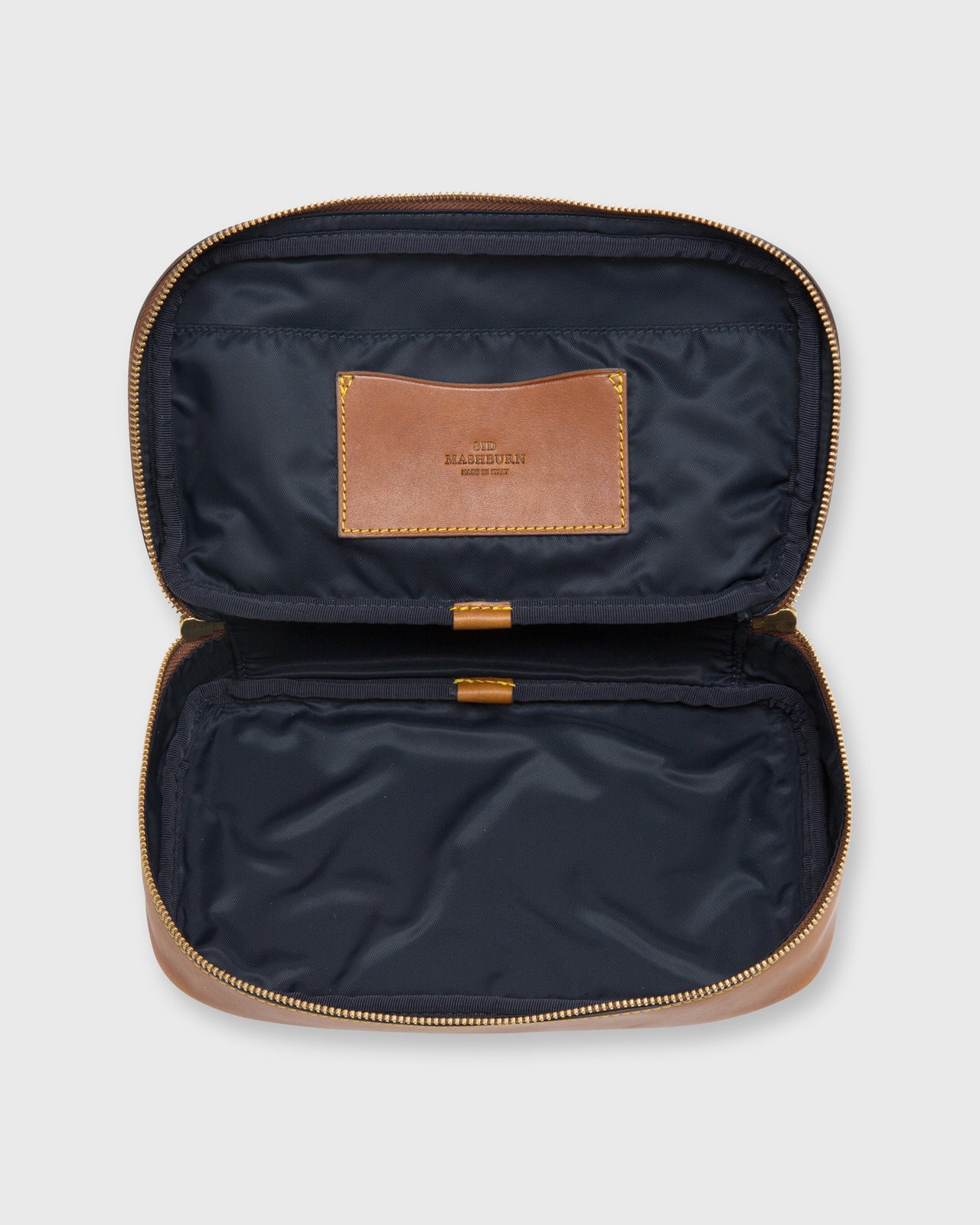 Dopp Kit Tan Leather