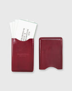 Load image into Gallery viewer, Card Case Dark Red Leather
