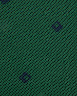 Load image into Gallery viewer, Cotton Woven Tie Pine/Navy Diamonds
