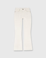 Load image into Gallery viewer, Flare Cropped 5-Pocket Jean Natural Stretch Denim
