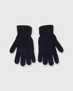 Load image into Gallery viewer, Cashmere-Lined Waffle Knit Gloves Navy Merino
