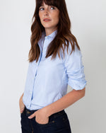 Load image into Gallery viewer, Icon Spread Shirt in Sky Blue Roxford
