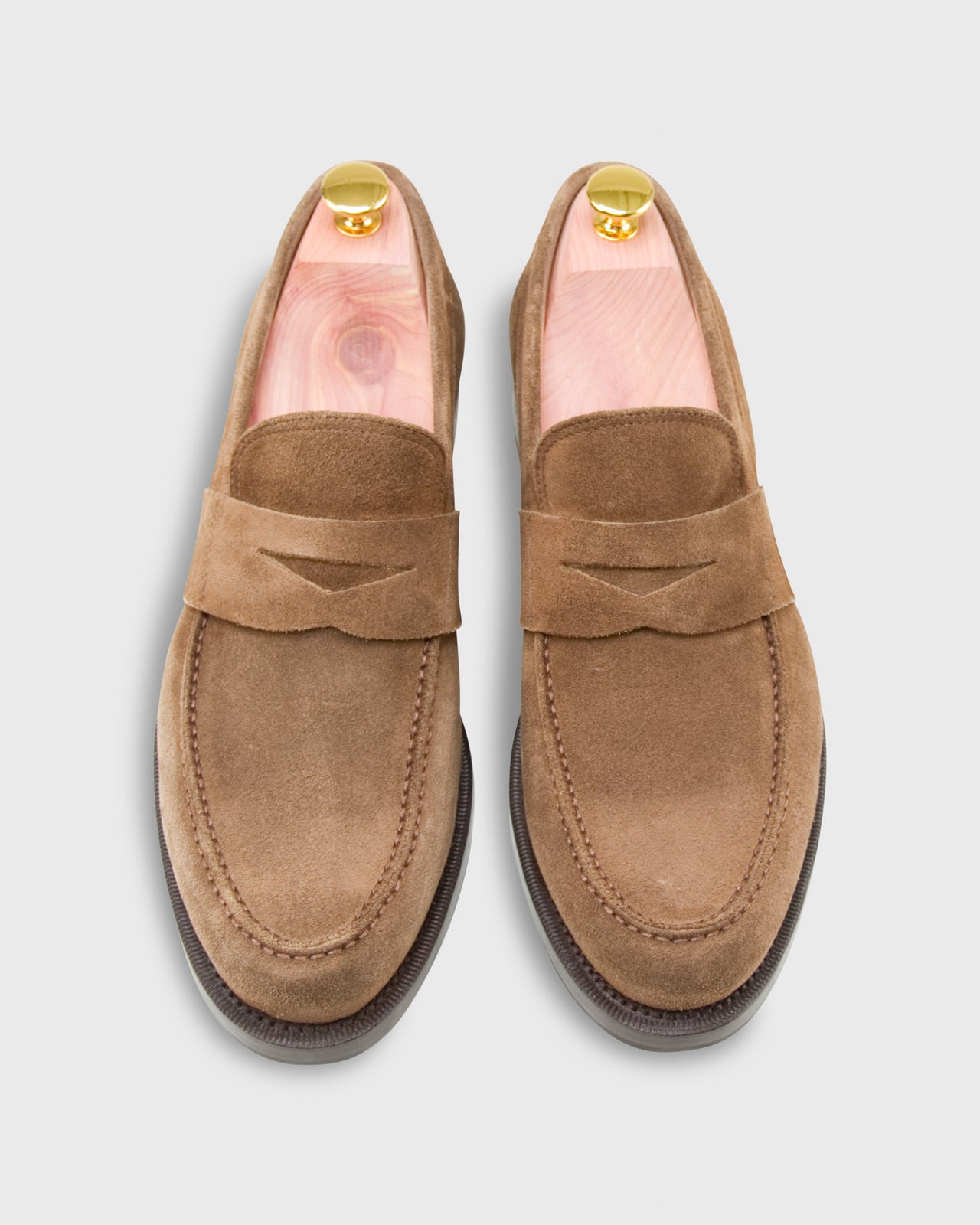 Italian Penny Loafer TOBACCO SUEDE