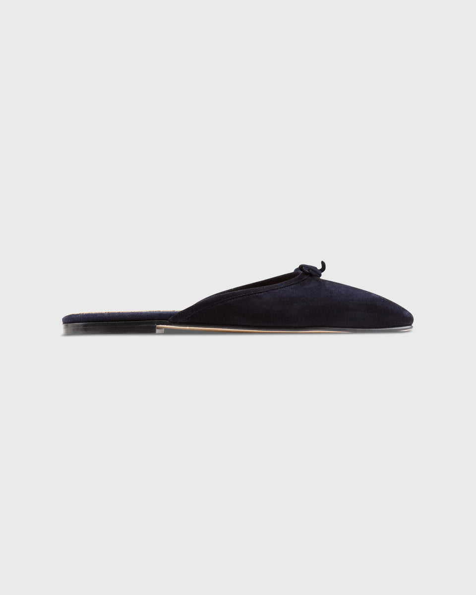 Joy Mule Navy Suede