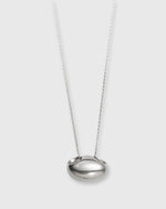 Load image into Gallery viewer, Bean Drop Necklace Sterling Silver
