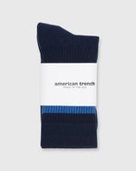 Load image into Gallery viewer, The Sol Socks Navy
