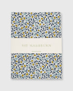 Load image into Gallery viewer, Bandana Blue/Yellow Floriana Liberty Fabric
