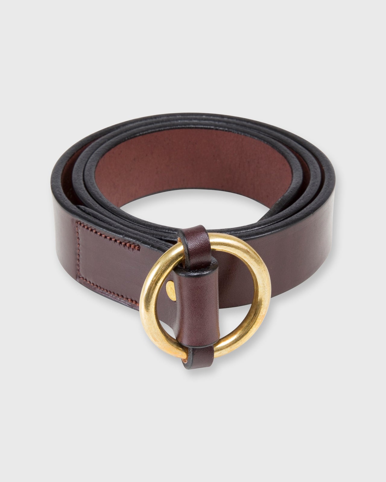 1.25" O-Ring Belt in Havana Bridle