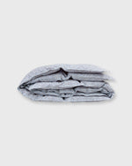 Load image into Gallery viewer, Cashball Blanket in Brown/Blue Speckled Rose Liberty Fabric
