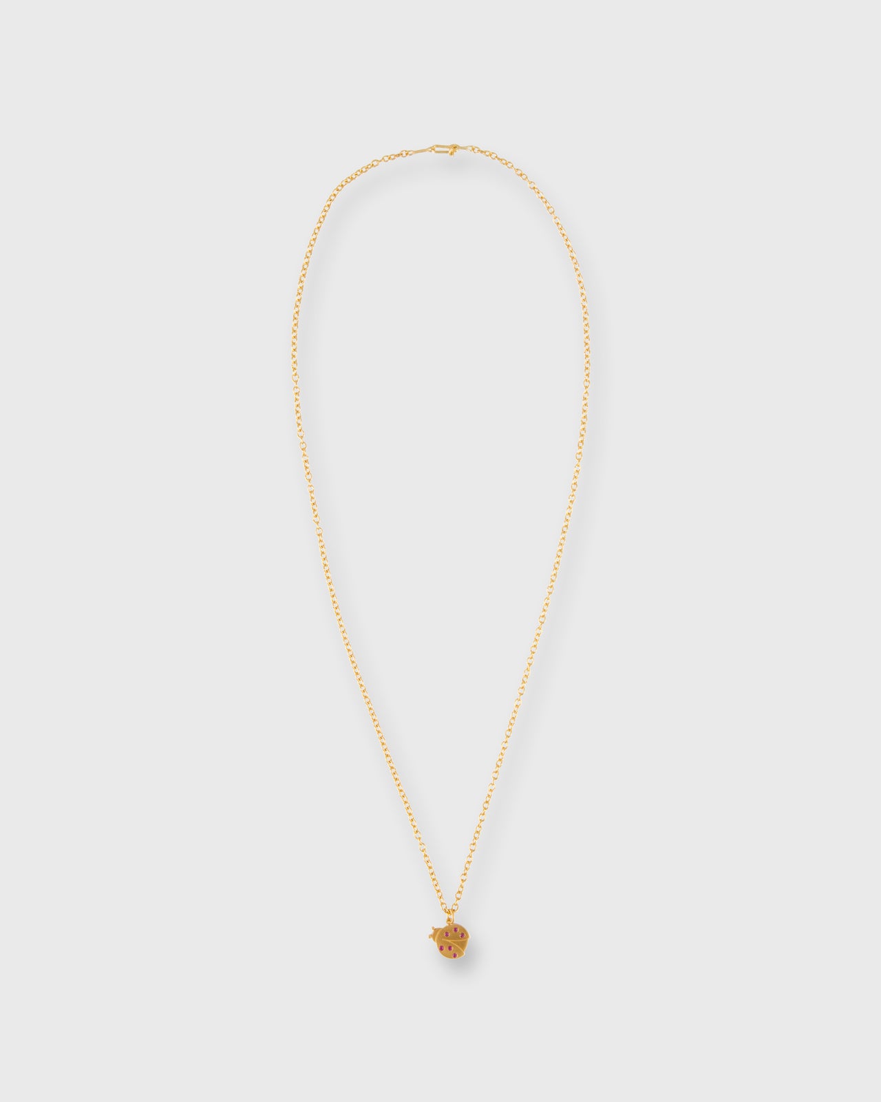Ladybug Pendant in Gold