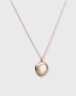 Load image into Gallery viewer, Small Oval Pendant Necklace in Gold-Plated Brass
