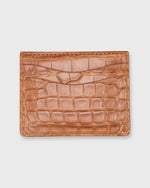 Load image into Gallery viewer, Card Holder in Cognac Matte Alligator
