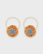 Load image into Gallery viewer, Saturn Earrings in Multicolor Cristallo/Azzurro
