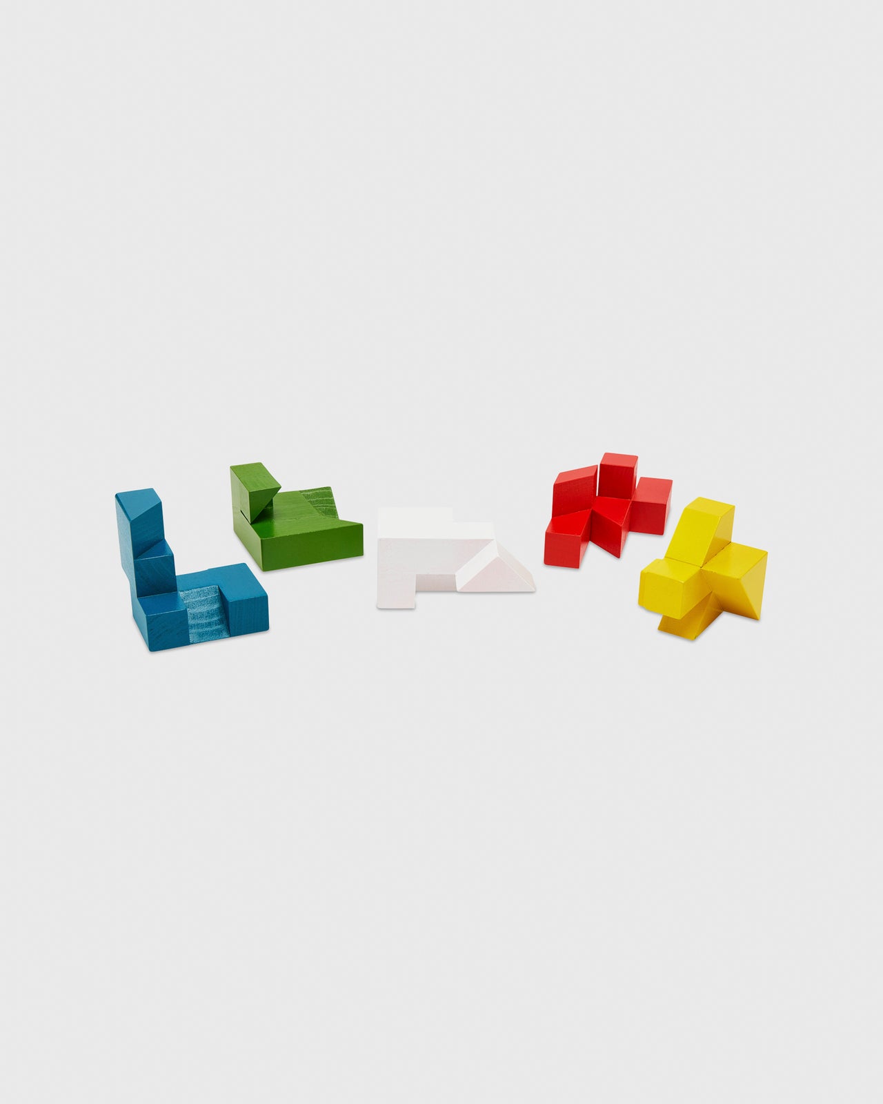 Ito 5-Piece Wood Puzzle in Multi
