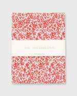Load image into Gallery viewer, Bandana in Red/White Chamomile Liberty Fabric
