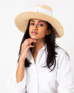 Load image into Gallery viewer, First Aid Hat in Natural/White
