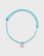 Load image into Gallery viewer, Kiss Charm Bracelet in Pink Enamel/Assorted Color Cord
