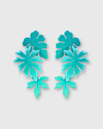 Load image into Gallery viewer, Jardin Verdoyant Earrings in Teal
