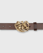 Load image into Gallery viewer, Fossil Belt Buckle in Brass
