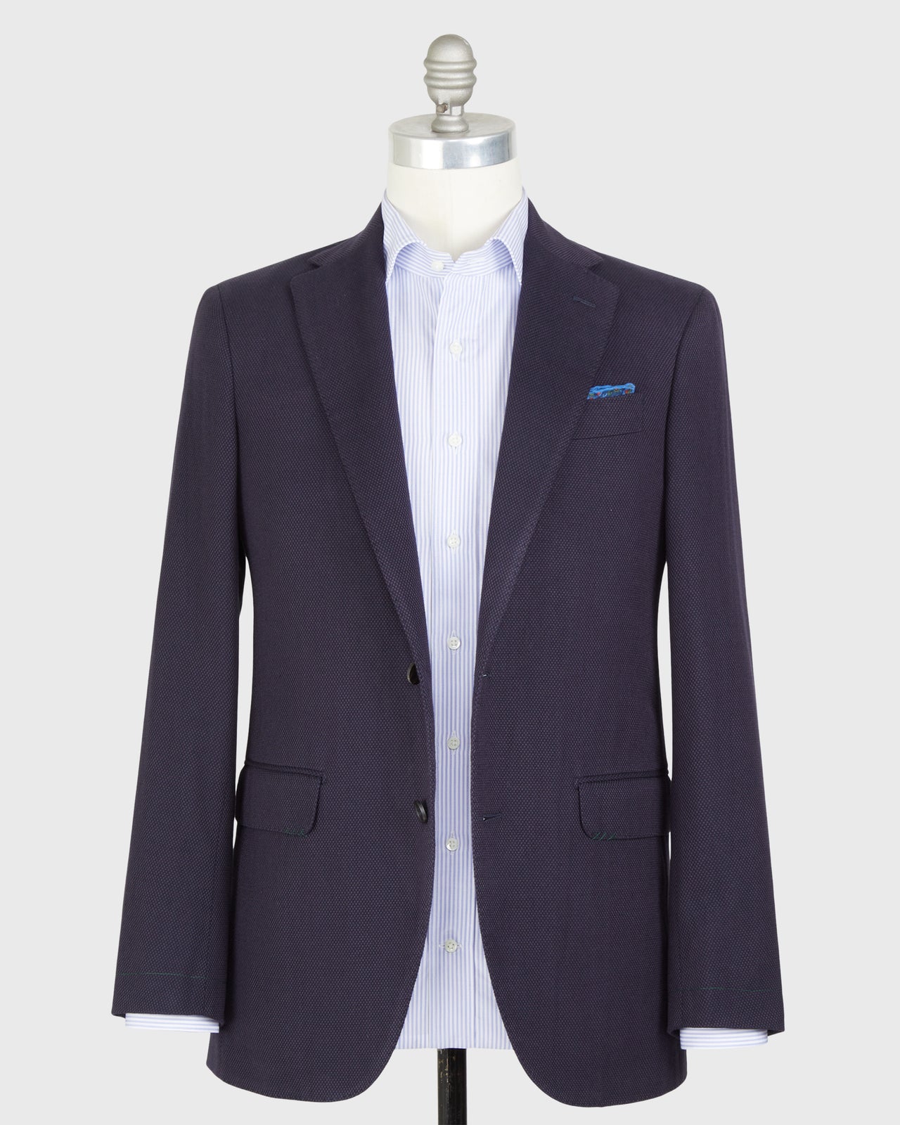 Virgil No. 2 Jacket in Navy Monk's Cloth