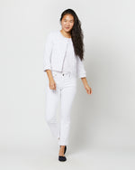 Load image into Gallery viewer, Kiki Jacket in White Garment-Dyed Stretch Twill
