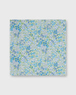Load image into Gallery viewer, Anyway Scarf in Blue/Green Joanna Louise Liberty Fabric
