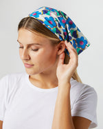 Load image into Gallery viewer, Anyway Scarf in Blue Love Pop Liberty Fabric
