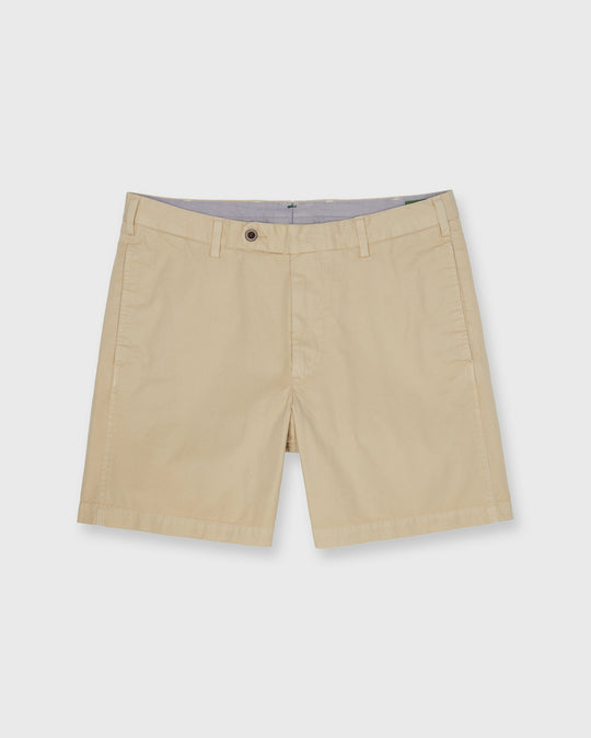 Garment-Dyed Short in Khaki AP Twill