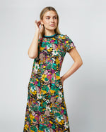 Load image into Gallery viewer, Sporty Swing Dress in Temples Jersey
