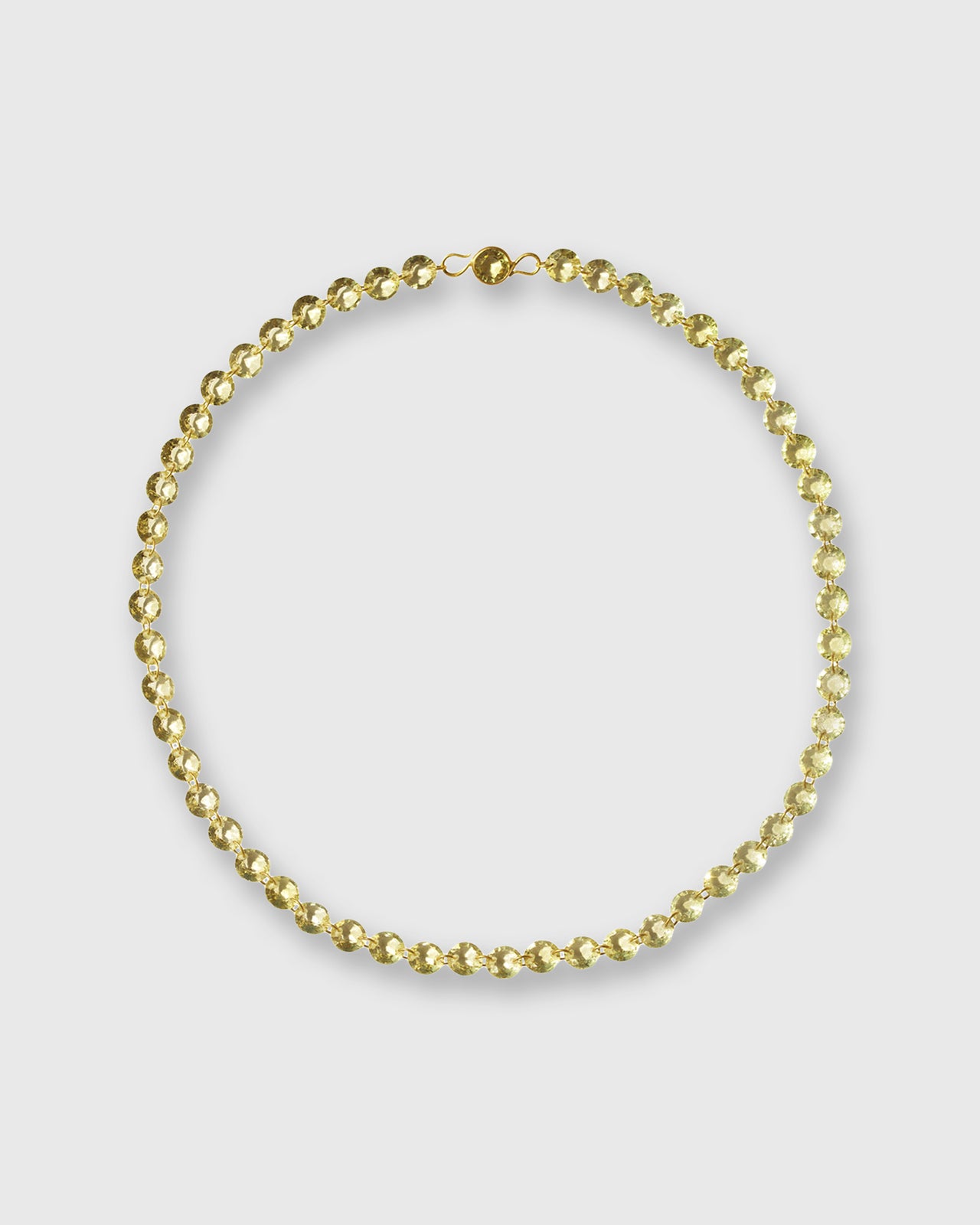 Small Lady Like Necklace in Lemon Quartz