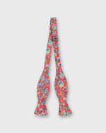 Load image into Gallery viewer, Cotton Bow Tie in Red/Multi Floral
