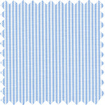 Load image into Gallery viewer, Made-to-Order Fabric in Light Blue Fine Bengal Stripe Poplin
