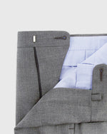 Load image into Gallery viewer, Dress Trouser Oxford Grey Lightweight Twill
