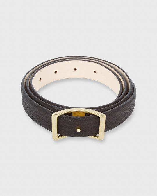 1" Conroy Belt Chocolate Sharkskin