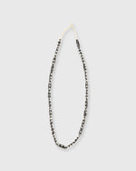 Load image into Gallery viewer, Small Elongated Cowbone Beads Black/White Dot
